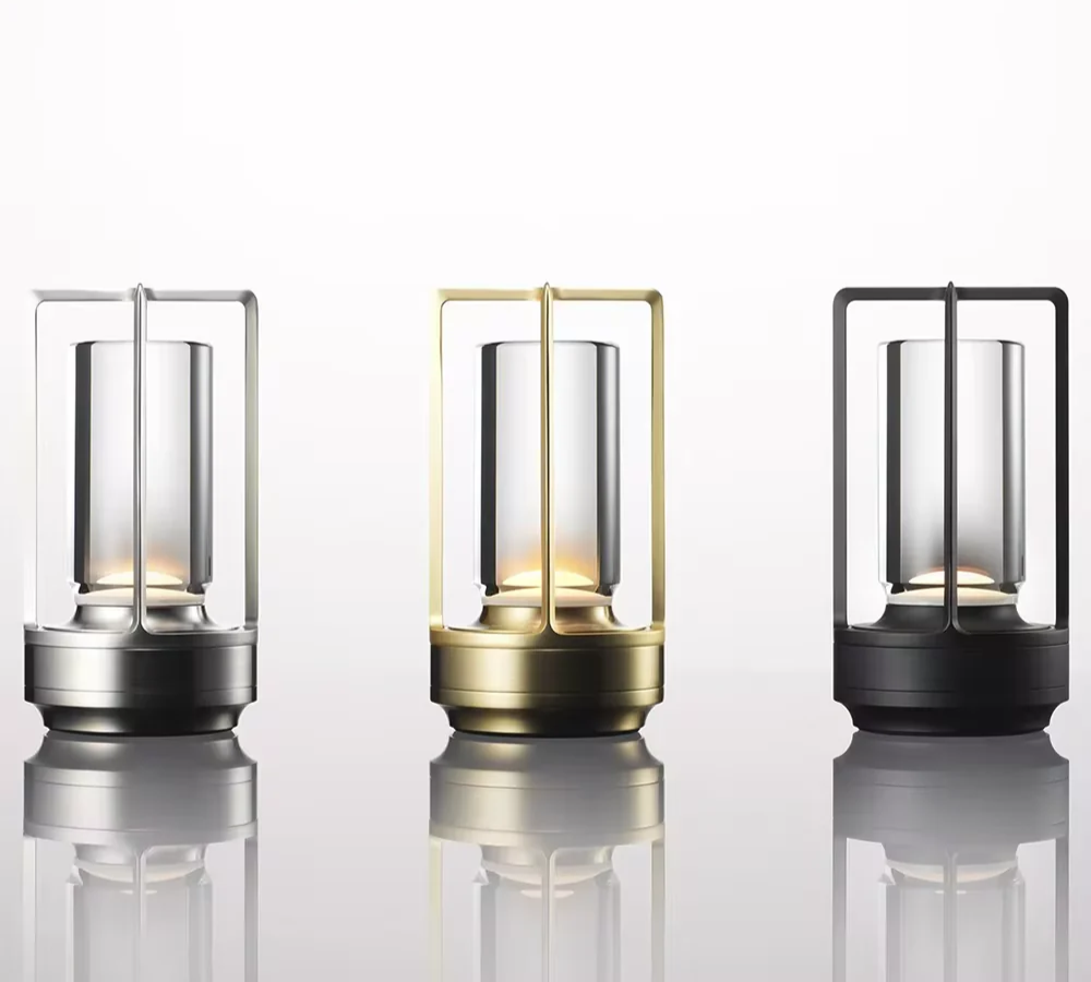 Crystal Touch: Rechargeable LED Mood Lamp