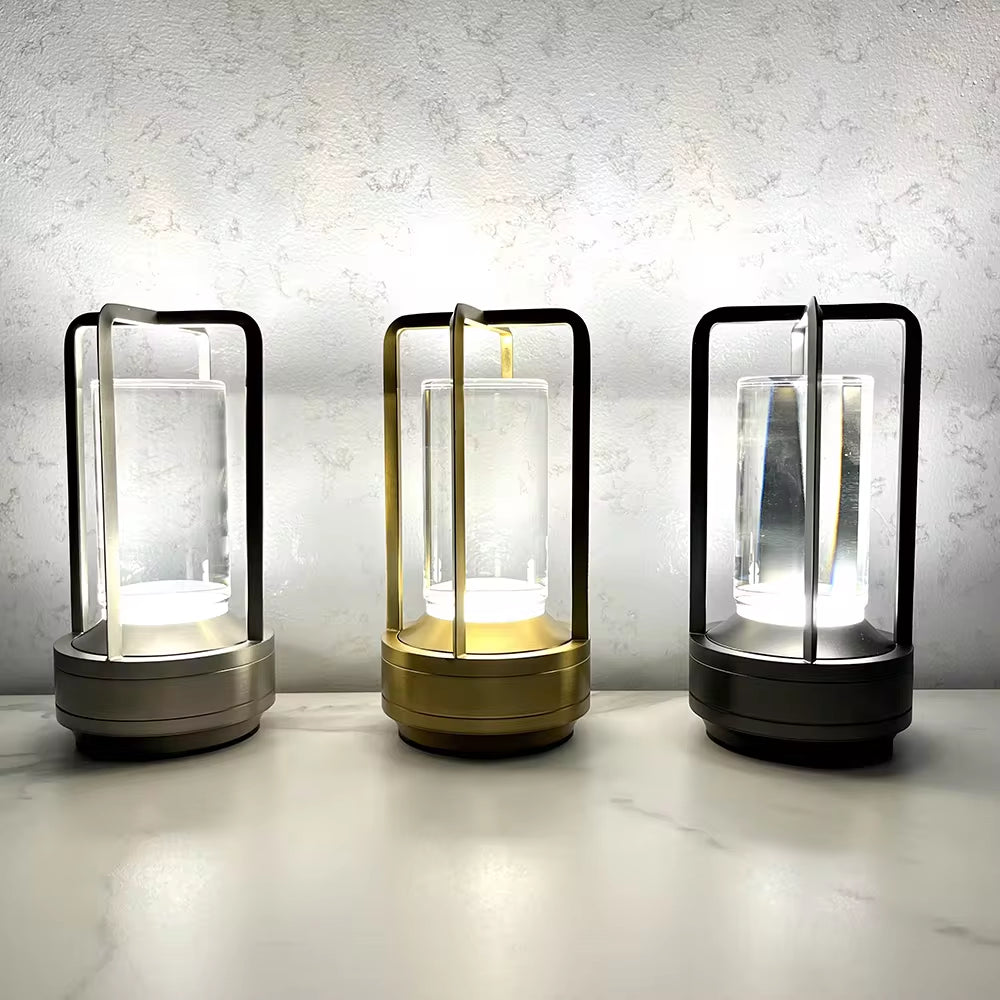 Crystal Touch: Rechargeable LED Mood Lamp